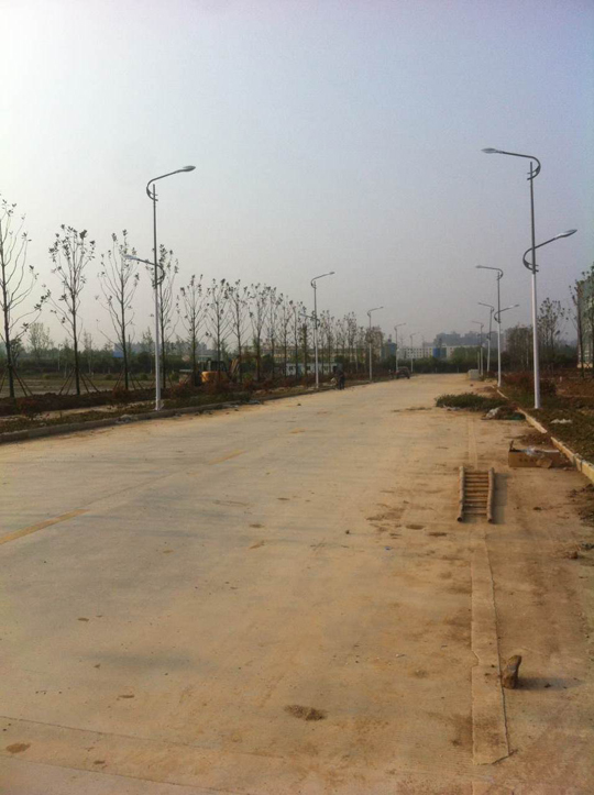 鄧州市港澳工業園路燈安裝